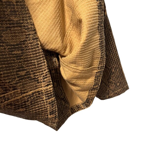 Ruby Rd. Jacket Sz 18W Jacket Snake Print Polyester Zip Front Jacket - Picture 9 of 11